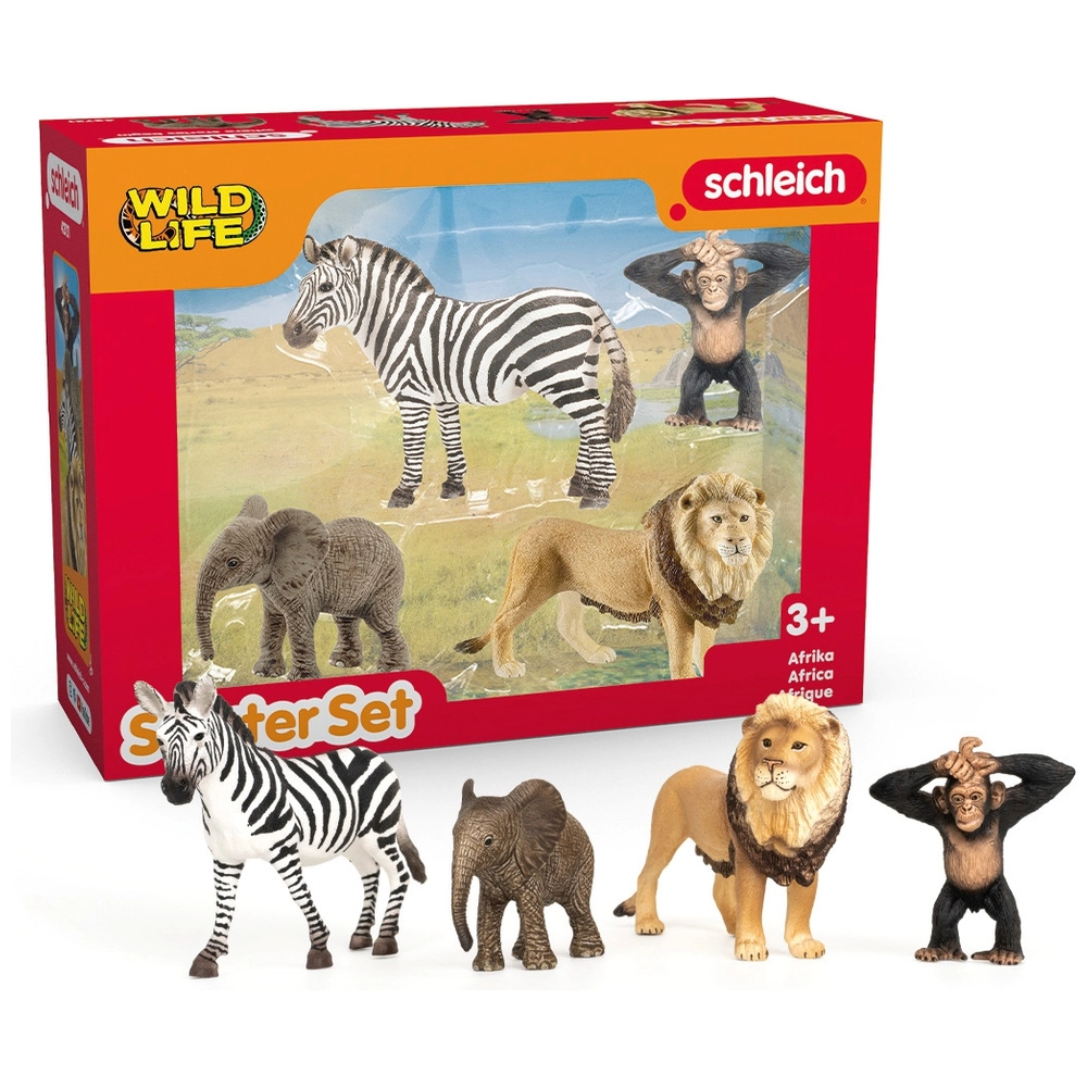 schleich Wild Life 42721 Africa Animal Figures Starter Set