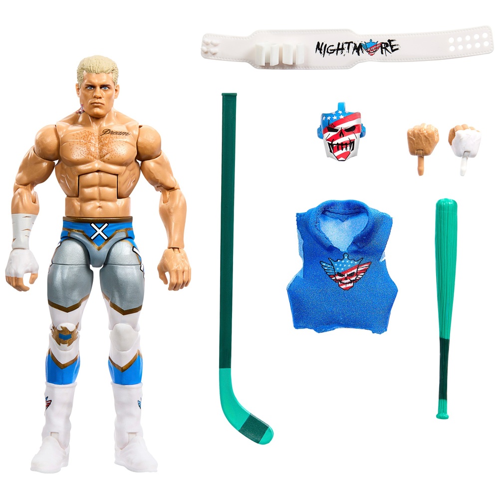 WWE x Teenage Mutant Ninja Turtles Elite Collection Cody Rhodes Action ...