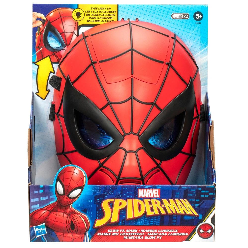 Marvel Spider-Man Mask Glow FX Smyths Toys UK