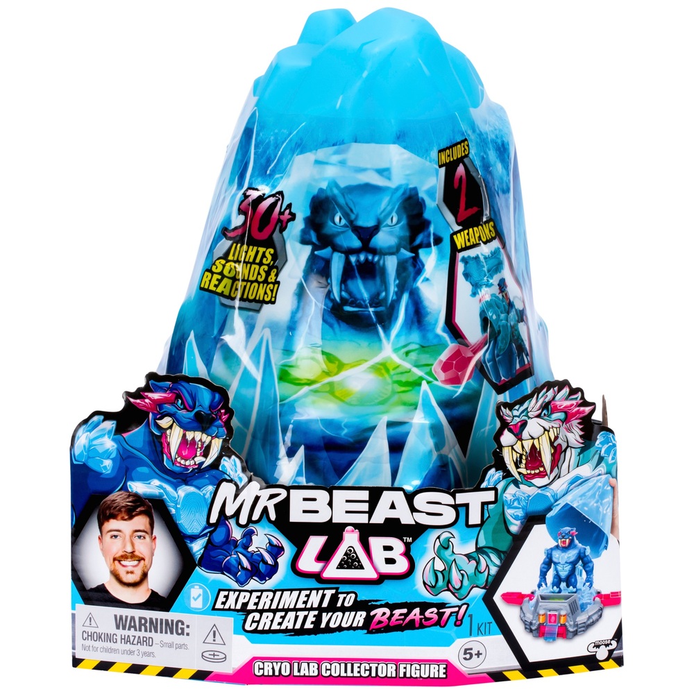 MrBeast Lab Cryo Lab Collector Figure Assortment | Smyths Toys UK