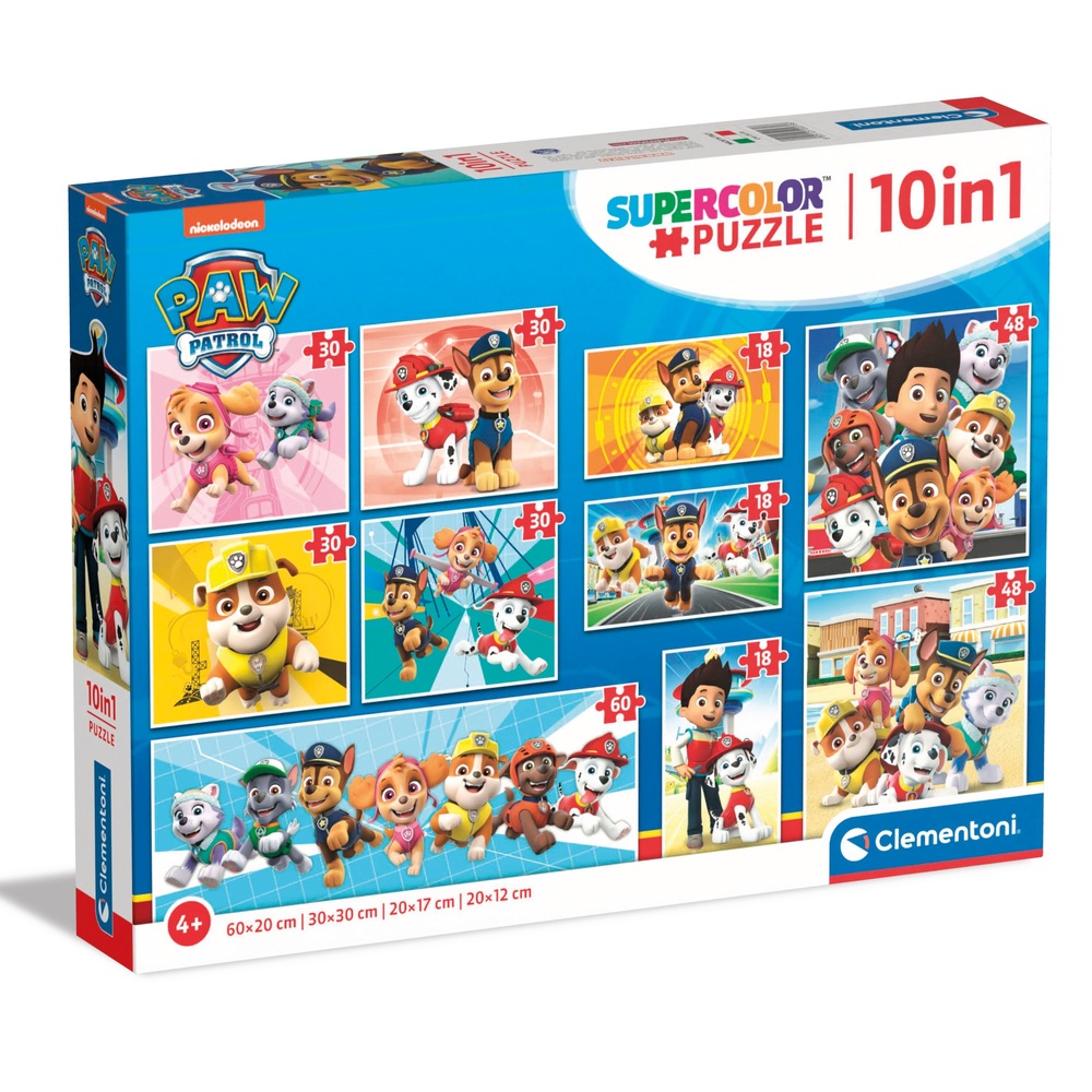 Clementoni PAW Patrol Supercolor 10-in-1 Puzzle | Smyths Toys Deutschland