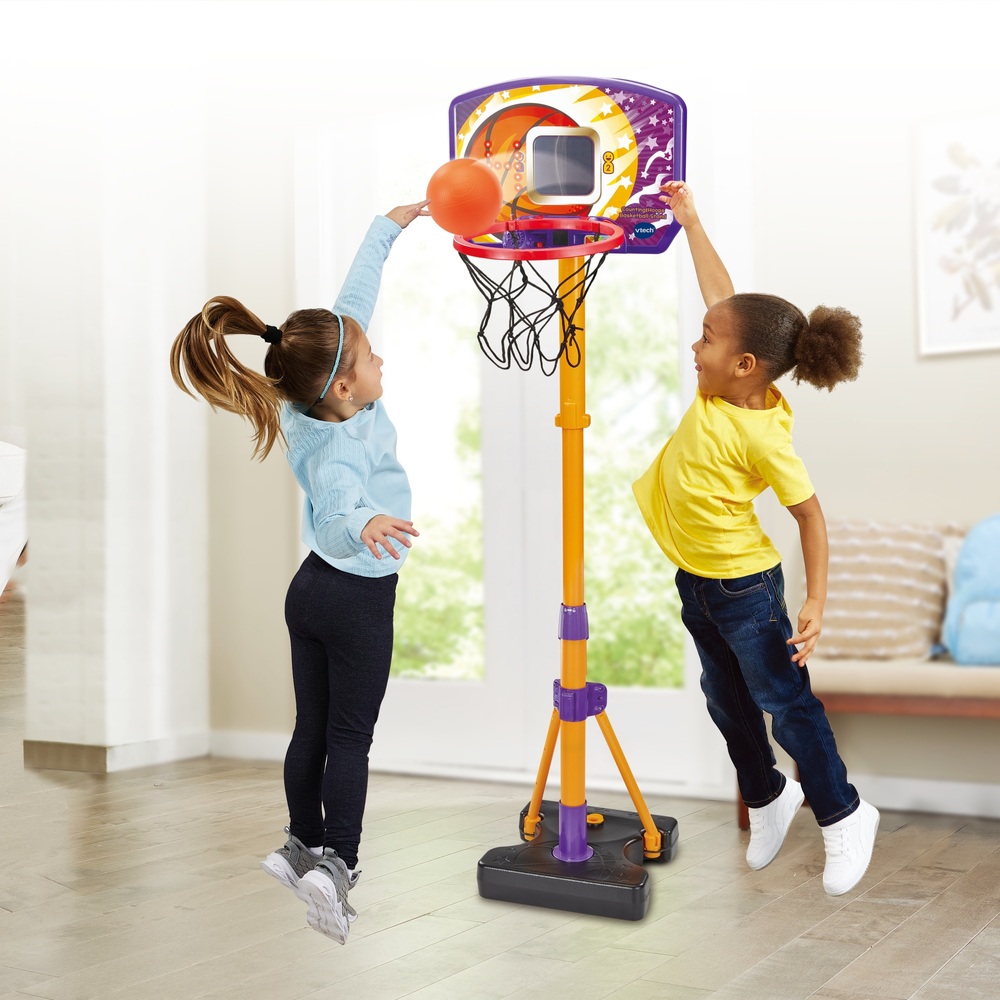 VTech Counting Hoops Basketball Stand Set Smyths Toys UK