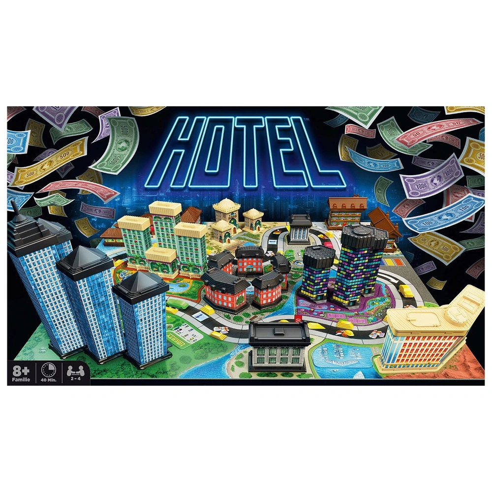 Fortune Hotel – Familien-Brettspiel – Bluffen & Tauschen – Mini-Herausforderungen Für 3–8 Spieler – Ab 8 Jahren – Spieleabend-Hit Fortune Hotel – Familien-Brettspiel – Bluffen & Tauschen – Mini-Herausforderungen Für 3–8 Spieler – Ab 8 Jahren – Spieleabend-Hit