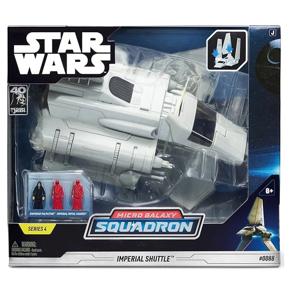 Star Wars Micro Galaxy Squadron Raumschiff Imperial Shuttle mit