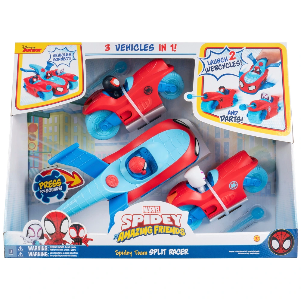 Figurine Spidey avec Roto-glisseur et accessoire - Spidey et ses Amis