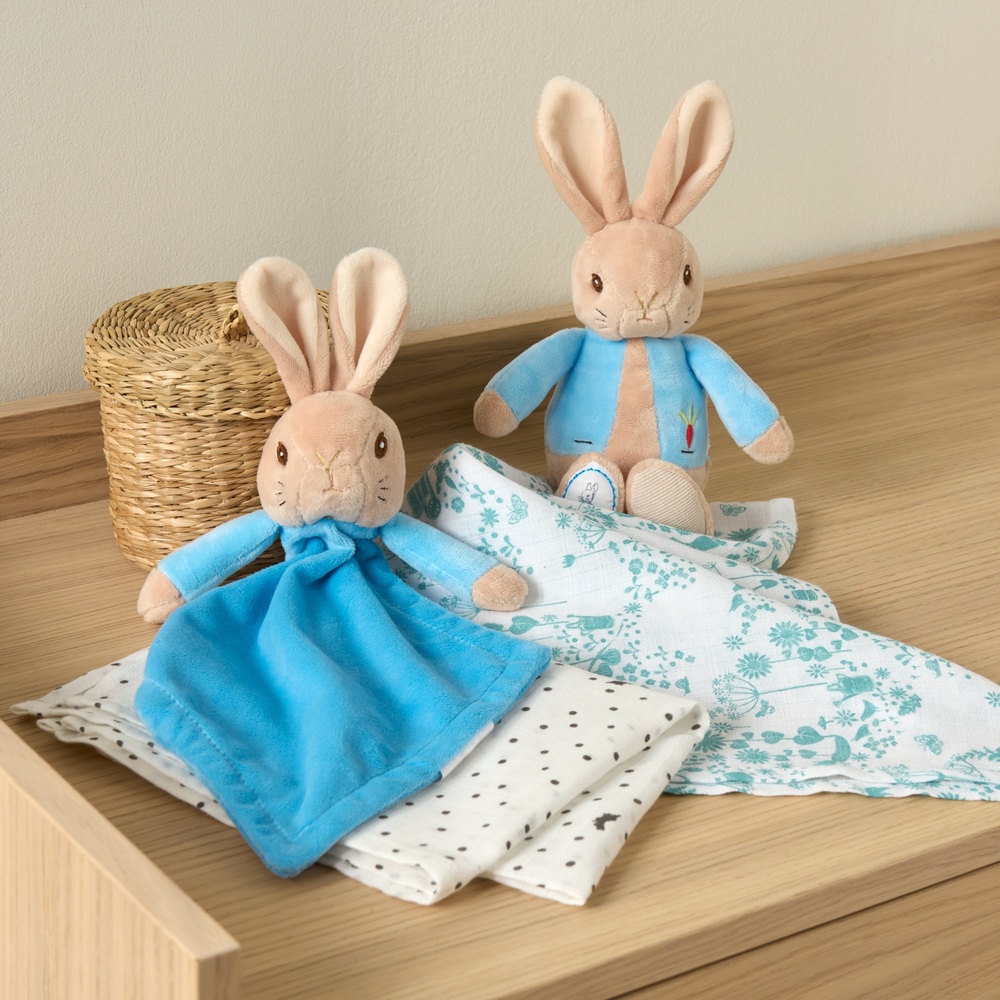 Peter Rabbit Baby Keepsake Box and Soft Toy Memories Gift Set Smyths Toys UK