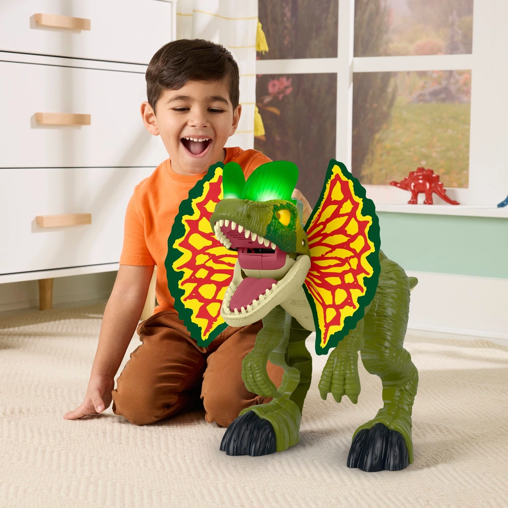Imaginext Jurassic World Dinosaurs Attack Mode Dilophosaurus