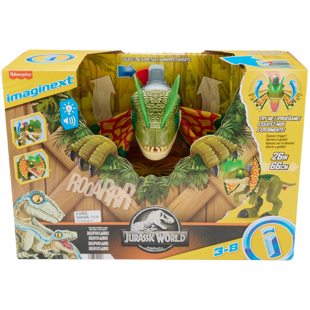 Imaginext Jurassic World Dinosaurs Attack Mode Dilophosaurus