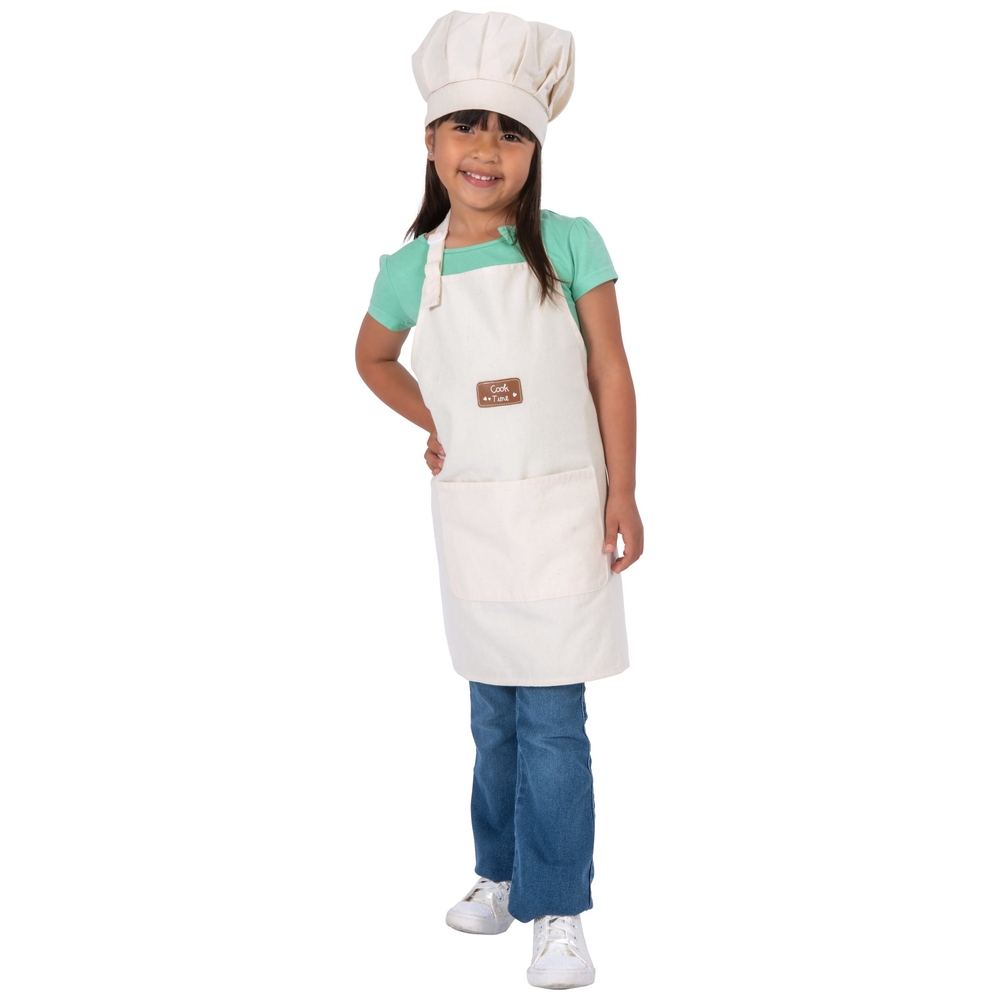 Chef Hat And Apron Dress Up Set 