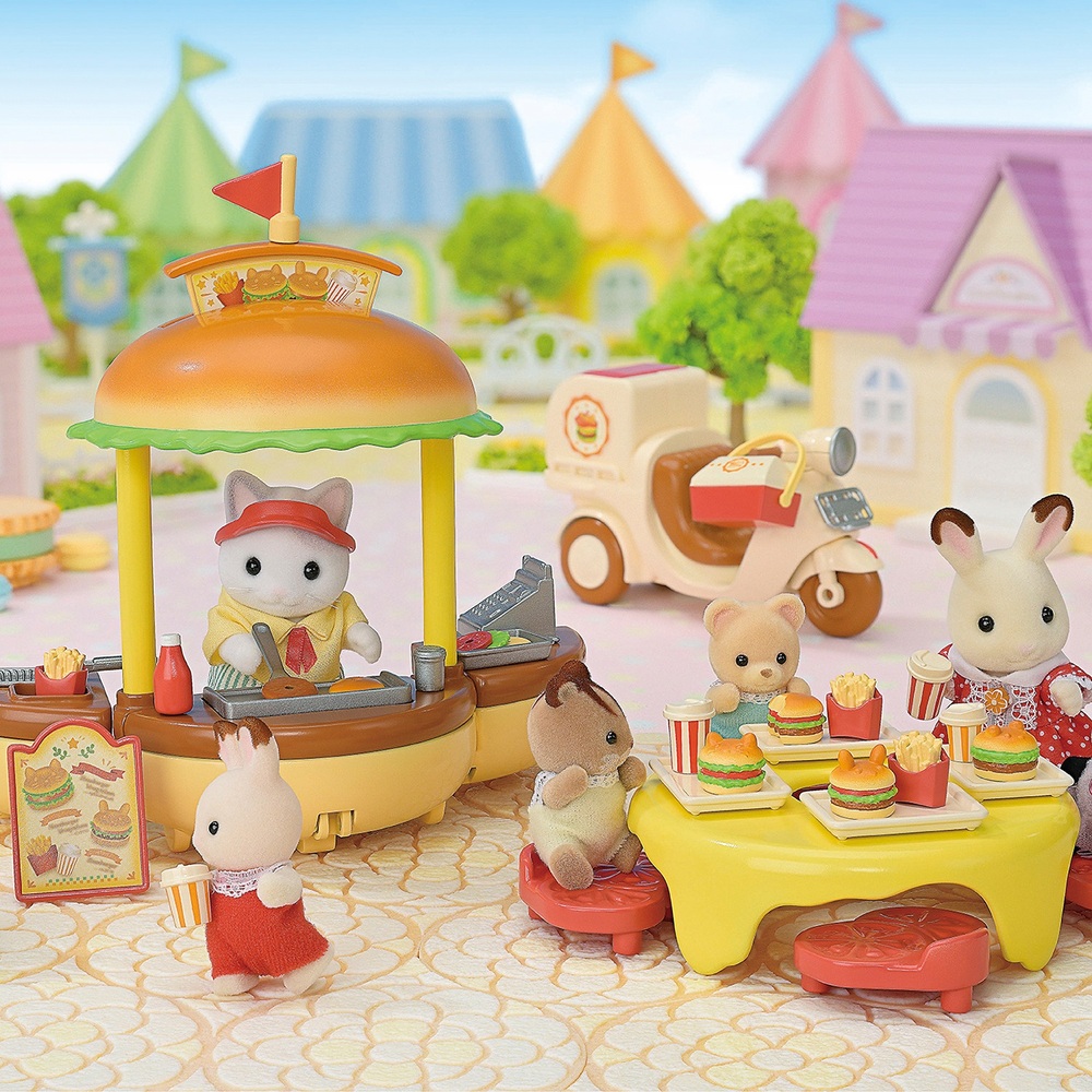 Sylvanian Families Hamburger Stand Smyths Toys UK