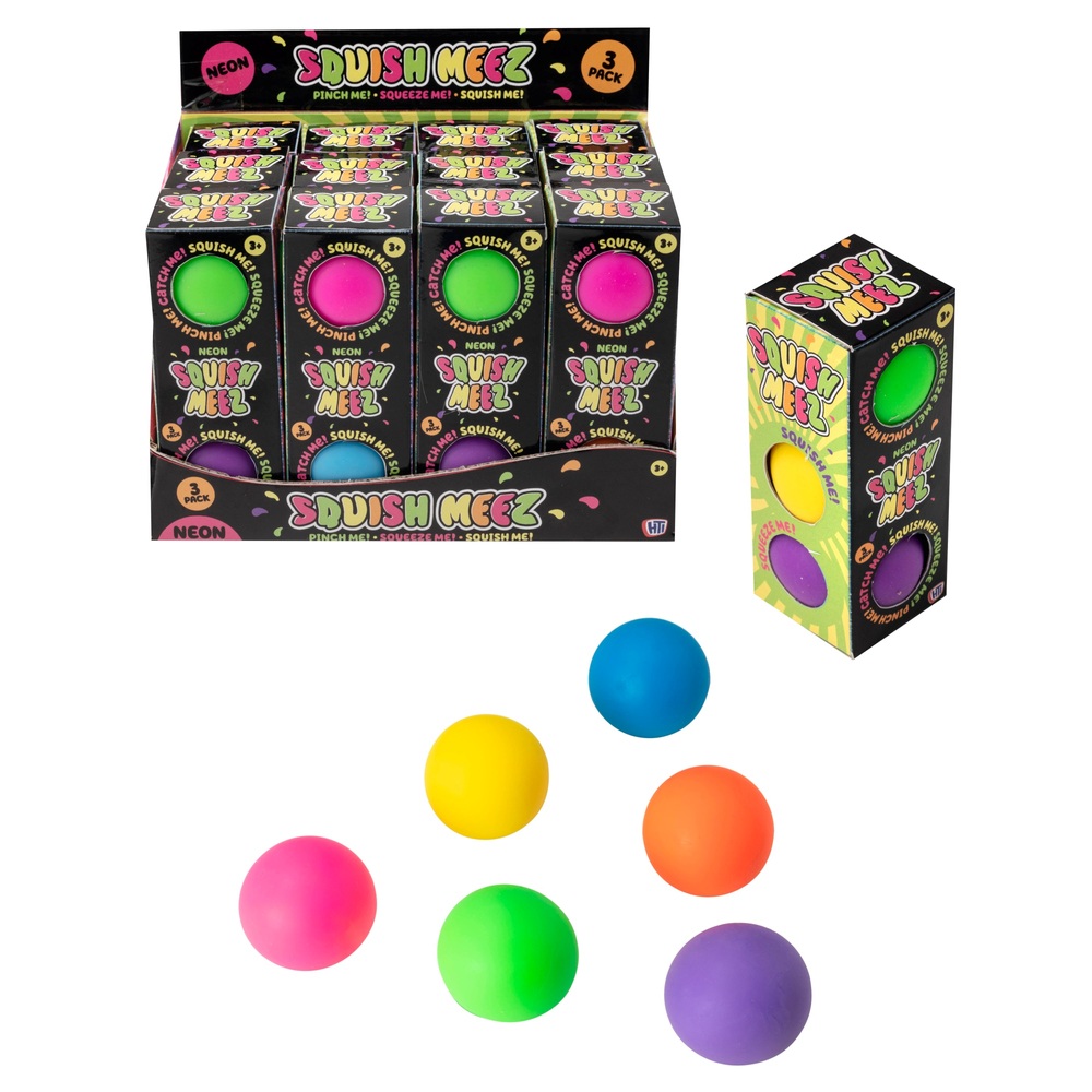 Squish Meez Ball 3 Pack Assortment | Smyths Toys UK