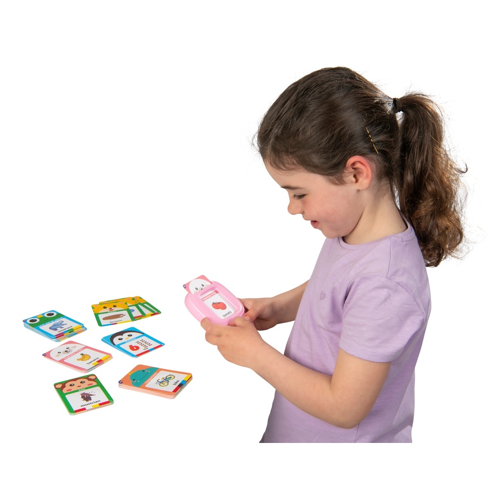 Talking Flash Cards Early Educational Toy in Pink | Smyths Toys UK