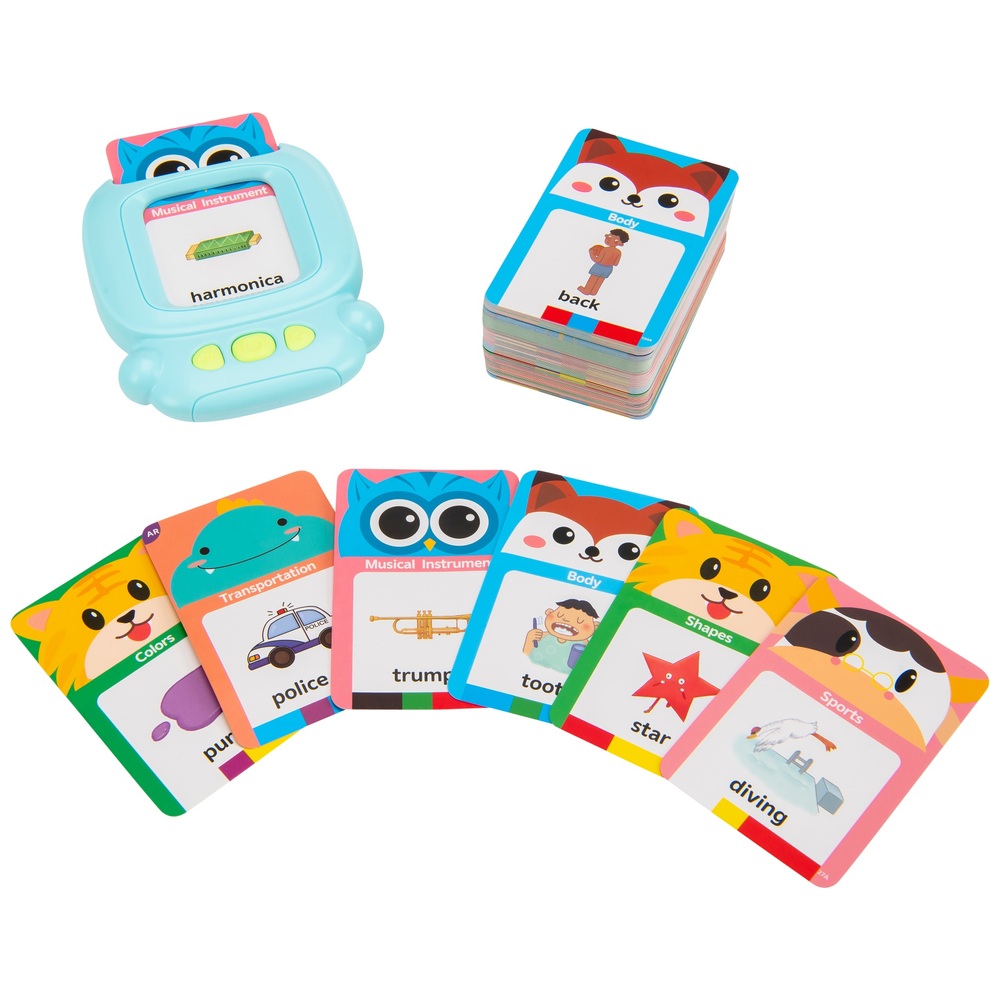 Talking Flash Cards Early Educational Toy Blue | Smyths Toys UK