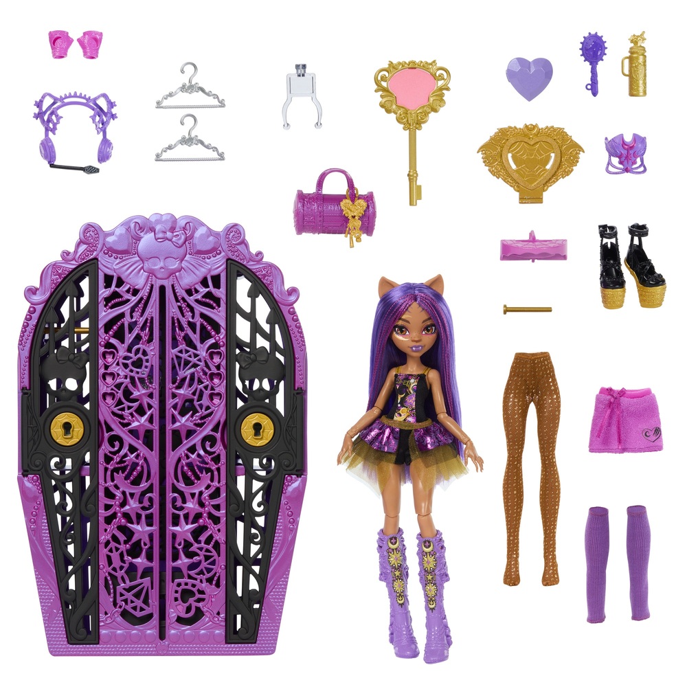 Monster High Skulltimate Secrets Monster Mysteries Clawdeen Wolf Doll ...