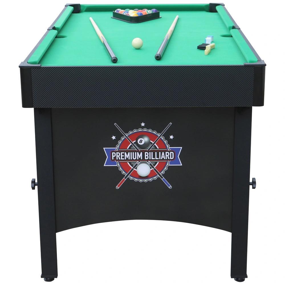 Table De Billard Pliable HLC - Dimensions 183x91.5x79 Cm, Avec Accessoires Complets, Pour Famille