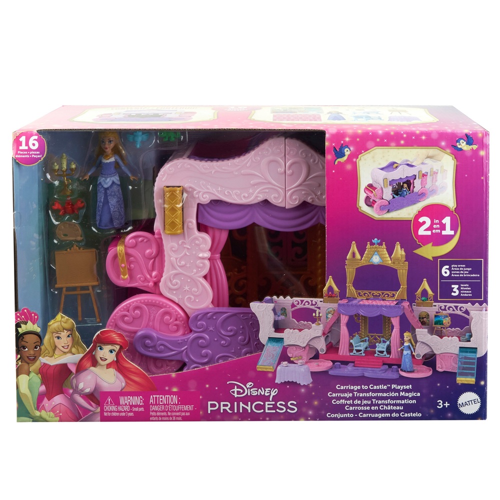 Disney Princess Carriage to Castle Playset Smyths Toys UK