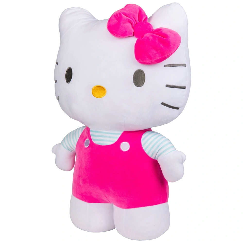 Hello Kitty Plush Pink Dress Hello Kitty 80cm | Smyths Toys UK