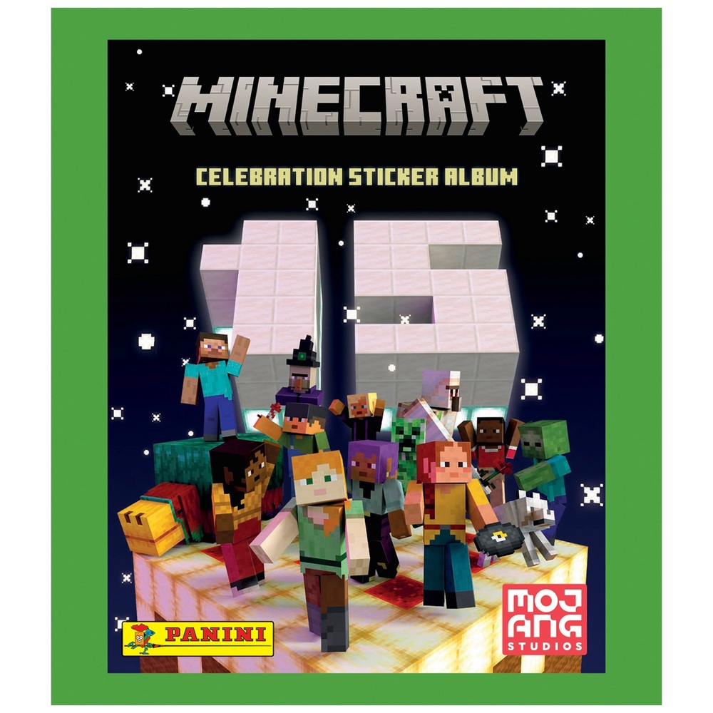 Minecraft Celebration Sticker Album Starter Pack | Smyths Toys UK