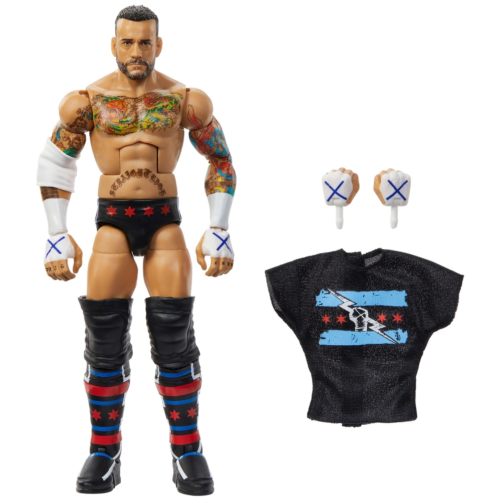 WWE Elite Series 115 Action Figure CM Punk 15cm | Smyths Toys UK