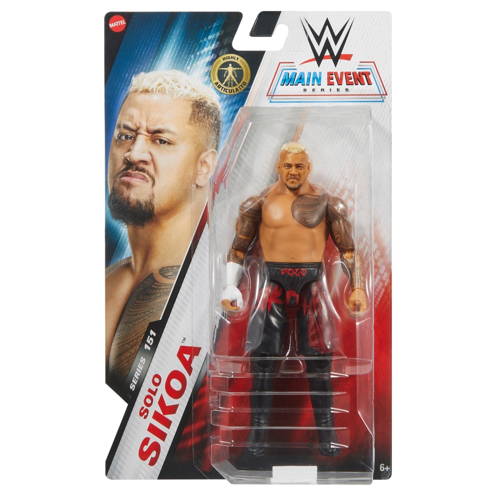 WWE Main Event Action Figure Solo Sikoa | Smyths Toys UK