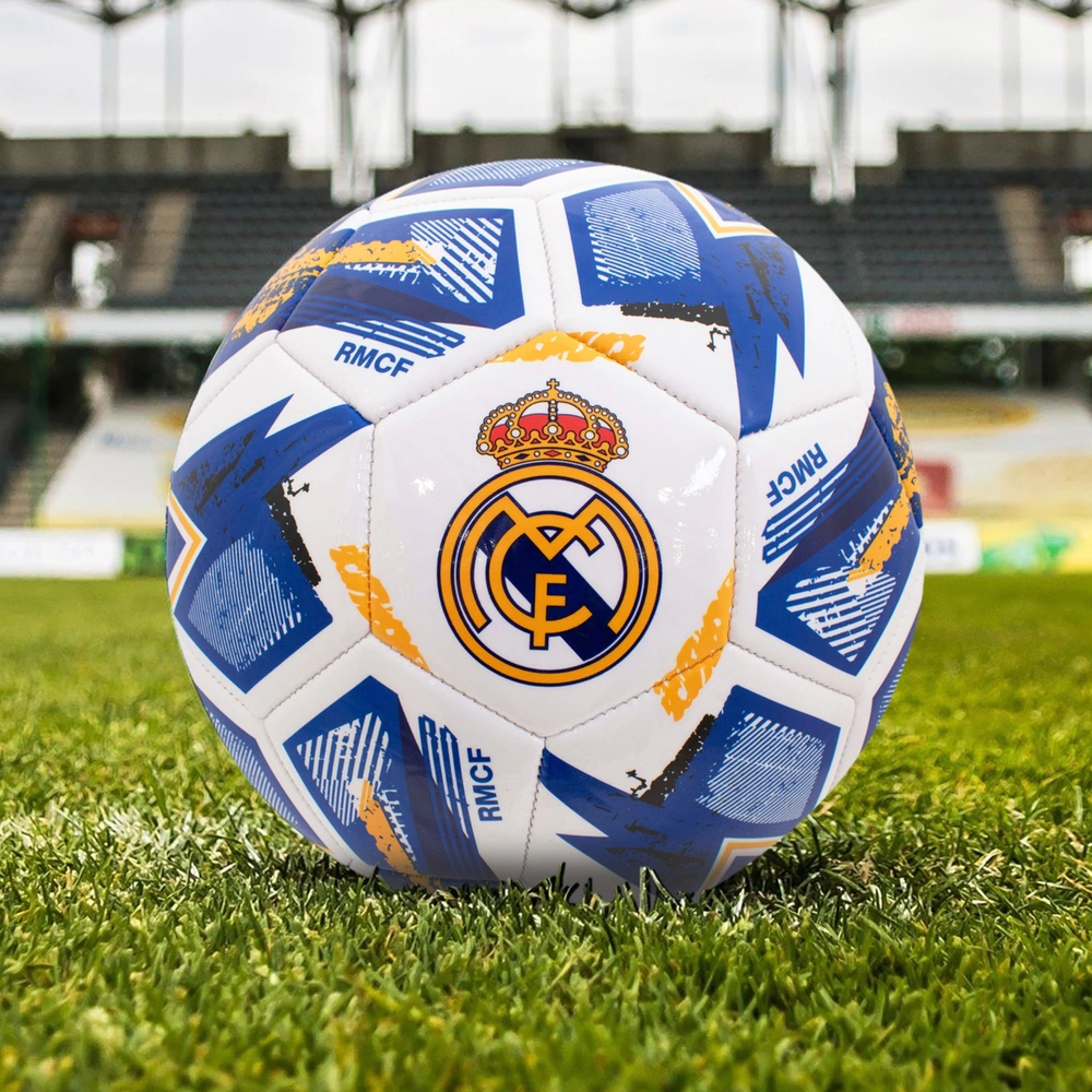 Ballon De Foot Real Madrid Taille 5 – Couleurs Officielles, Résistant, Pour Entraînement Et Collection