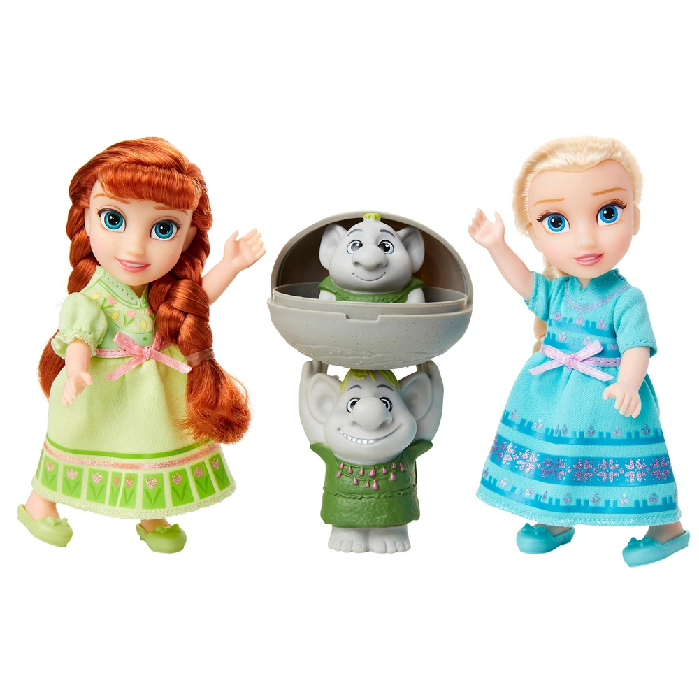 Little Elsa Anna And Elsia Videos Disney Frozen Dolls Petite - Main Image