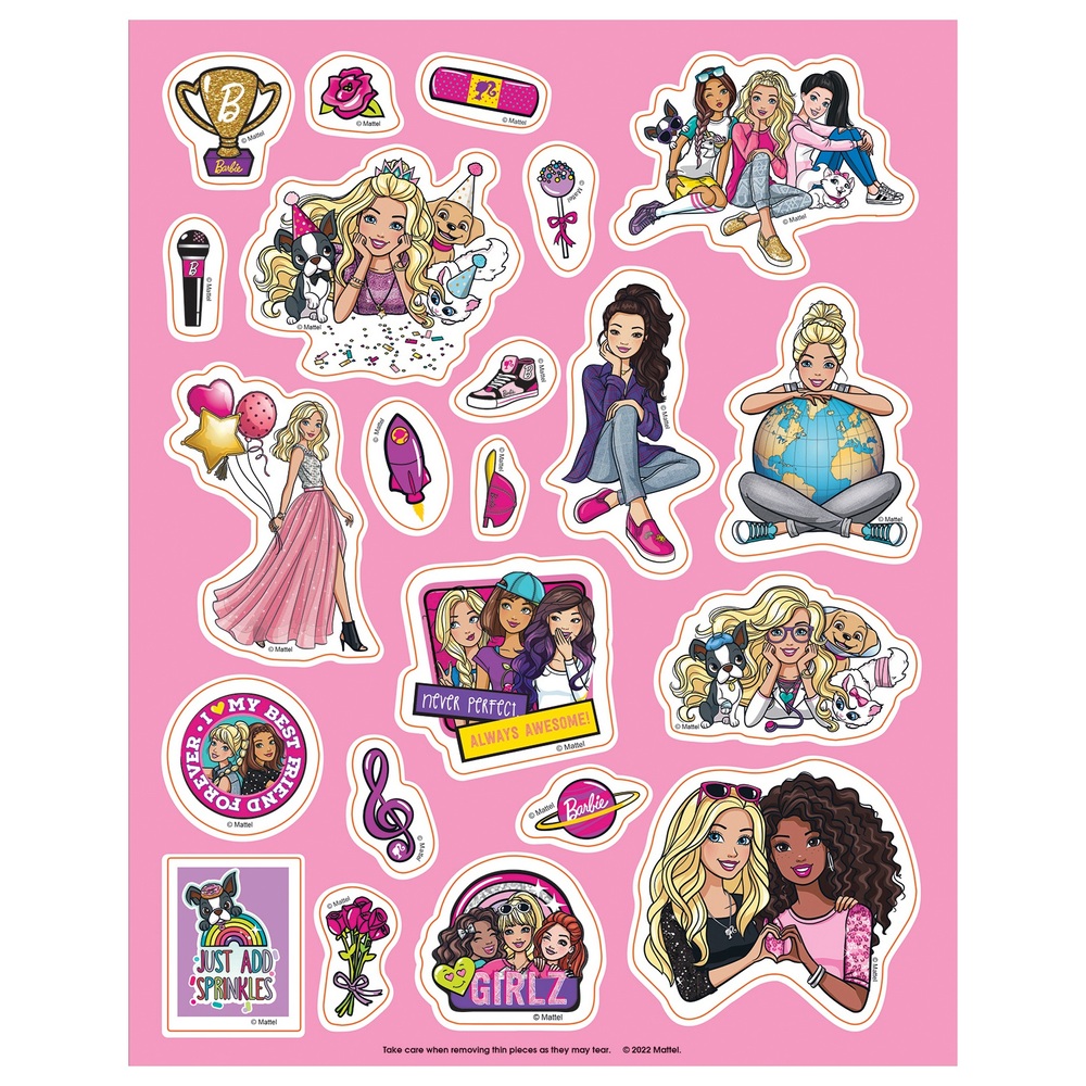 Barbie Activity Pack with 3 Books and 100 Stickers Smyths Toys UK