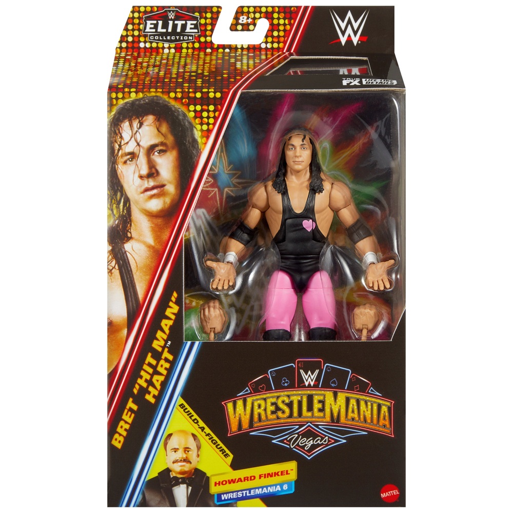 WWE Elite Collection Action Figure WrestleMania 41 Bret 'Hit Man' Hart ...