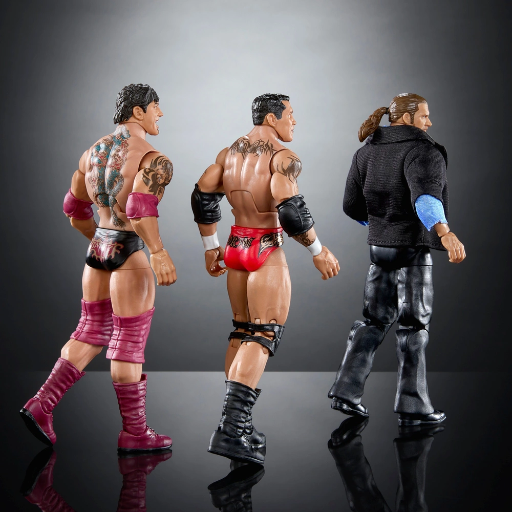 WWE Elite Collection Action Figures Evolution 3 Pack | Smyths Toys UK