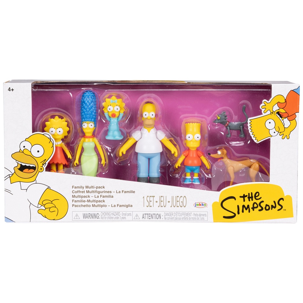 The Simpsons Action Figures Family Multipack 7cm | Smyths Toys UK