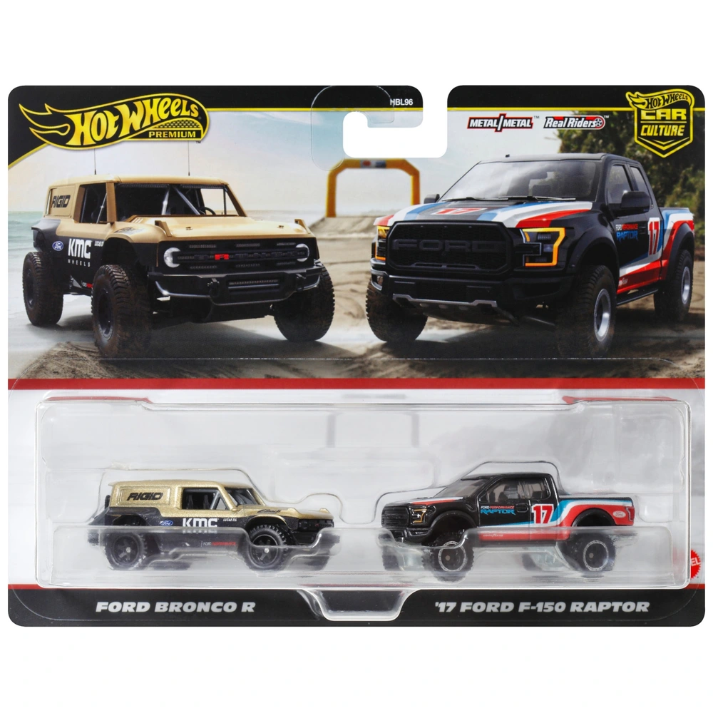 No276. 100% Hot Wheels Ford 13台セット Hot Wheels - Car Culture Premium 1/64 Véhicules Ford Bronco R et
