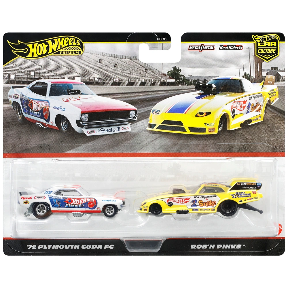 Hot Wheels - Car Culture Premium 1/64 Véhicules Rob'N Pinks et