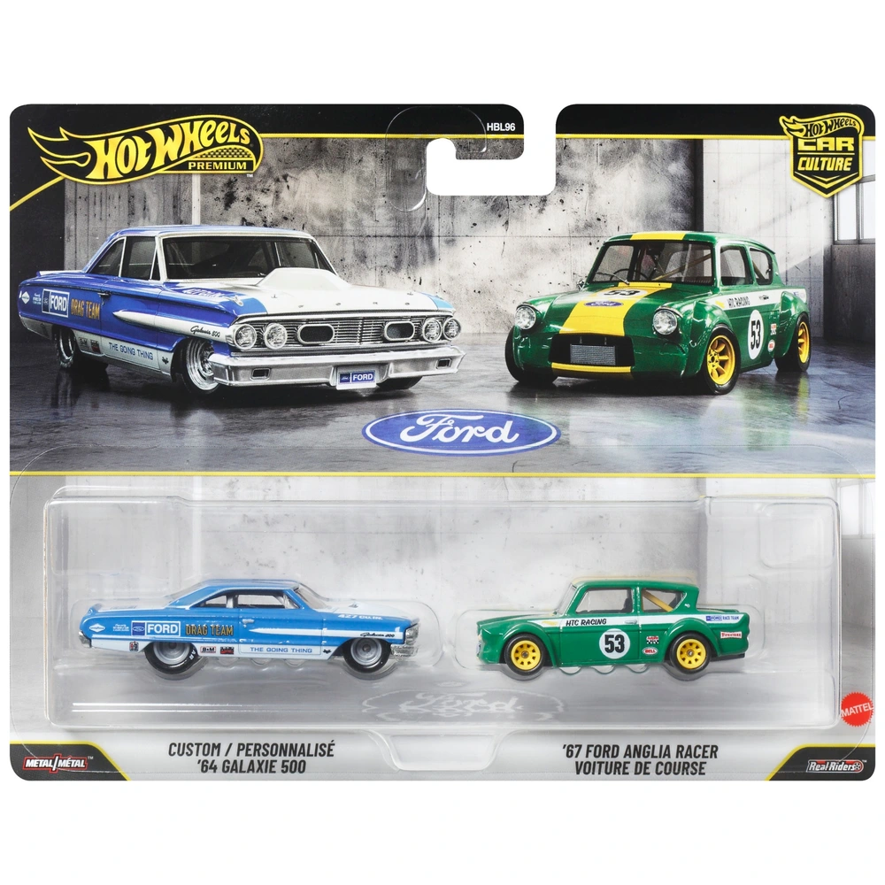 No276. 100% Hot Wheels Ford 13台セット Hot Wheels Premium Car Culture Autos Ford Custom '64 Galaxie 500
