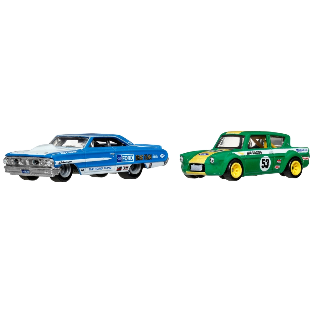 Hot Wheels Mr.G& M&K Custom Signsセット Hot Wheels Premium Car Culture Autos Ford Custom '64 Galaxie 500