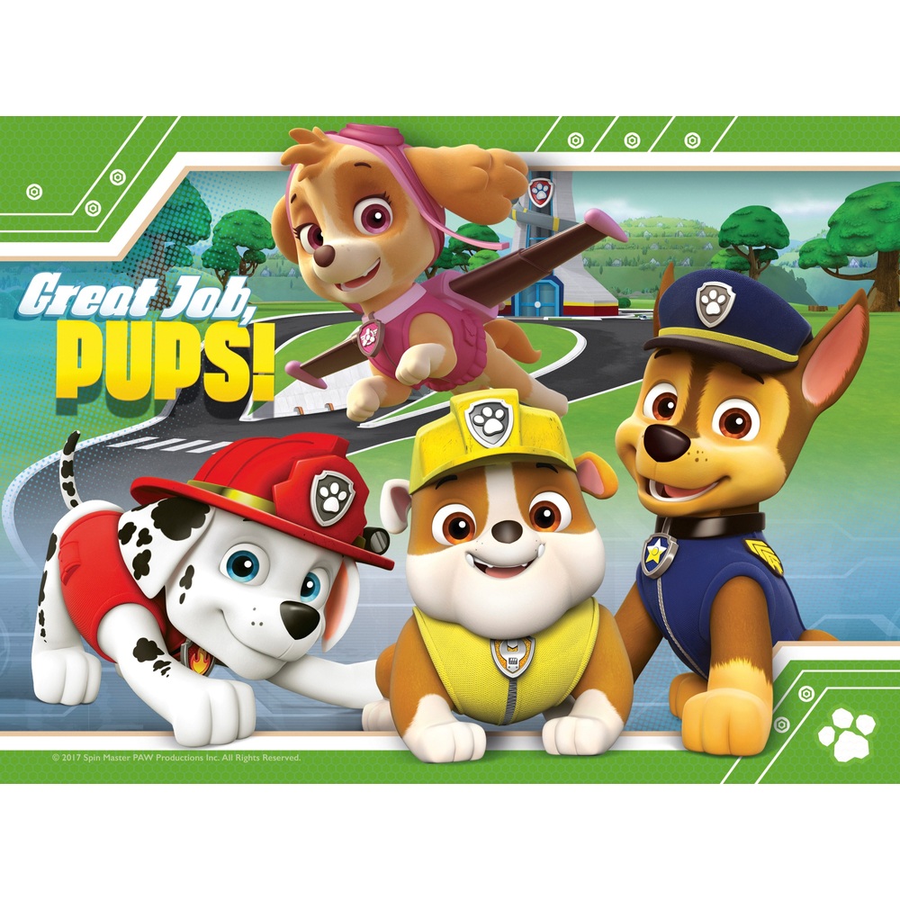 Ravensburger Paw Patrol 4 in a Box (12, 16, 20, 24 Piece) Jigsaw ...