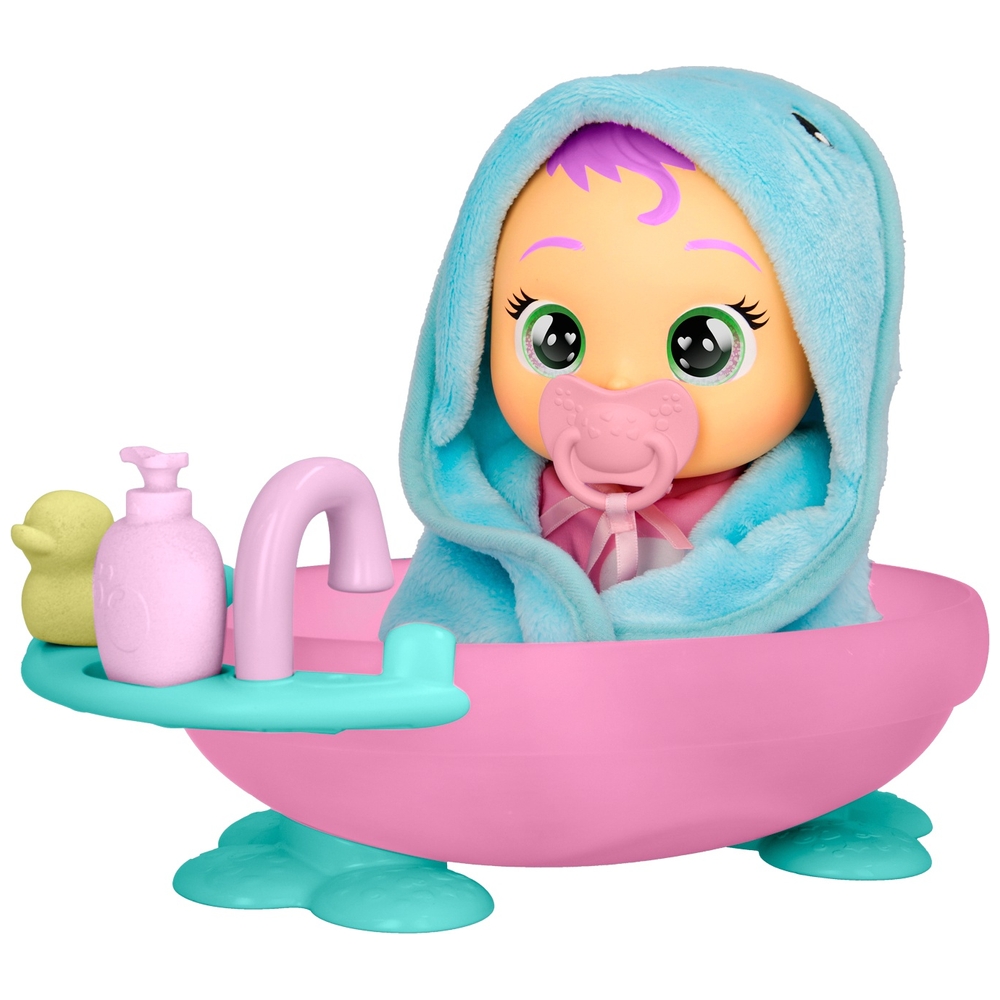 Bebe Jouet Poupee CRY BABIES Fun N' Sun Ella, Poupée Interactive étanche Qui Pleure De Vraies Larmes Pour Jouer Dans Et Hors De L'Eau - Jouet Et Cadeau Pour Garçons Et Filles