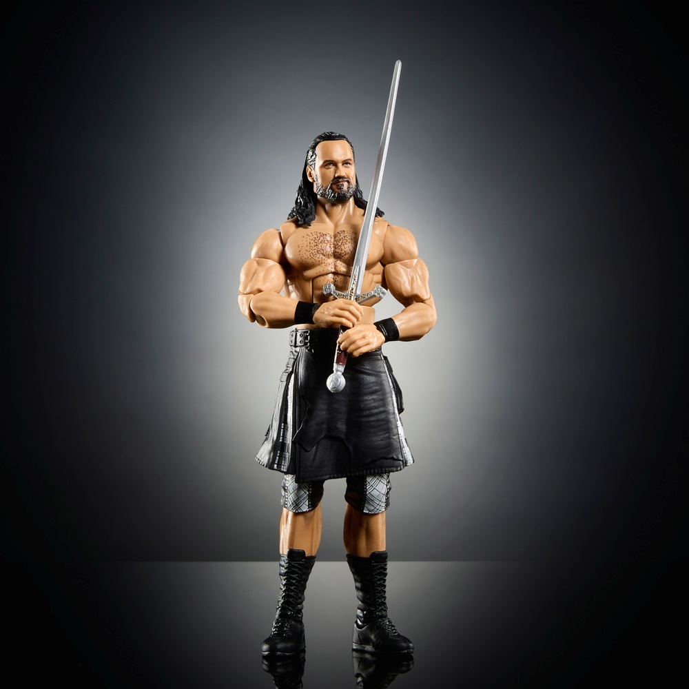 Mattel WWE Elite actiefiguur en accessoires, serie #115, verzamelobject, CM Punk, ruim 15 cm, met 25 beweegbare punten en verwisselbare handen, JCH99