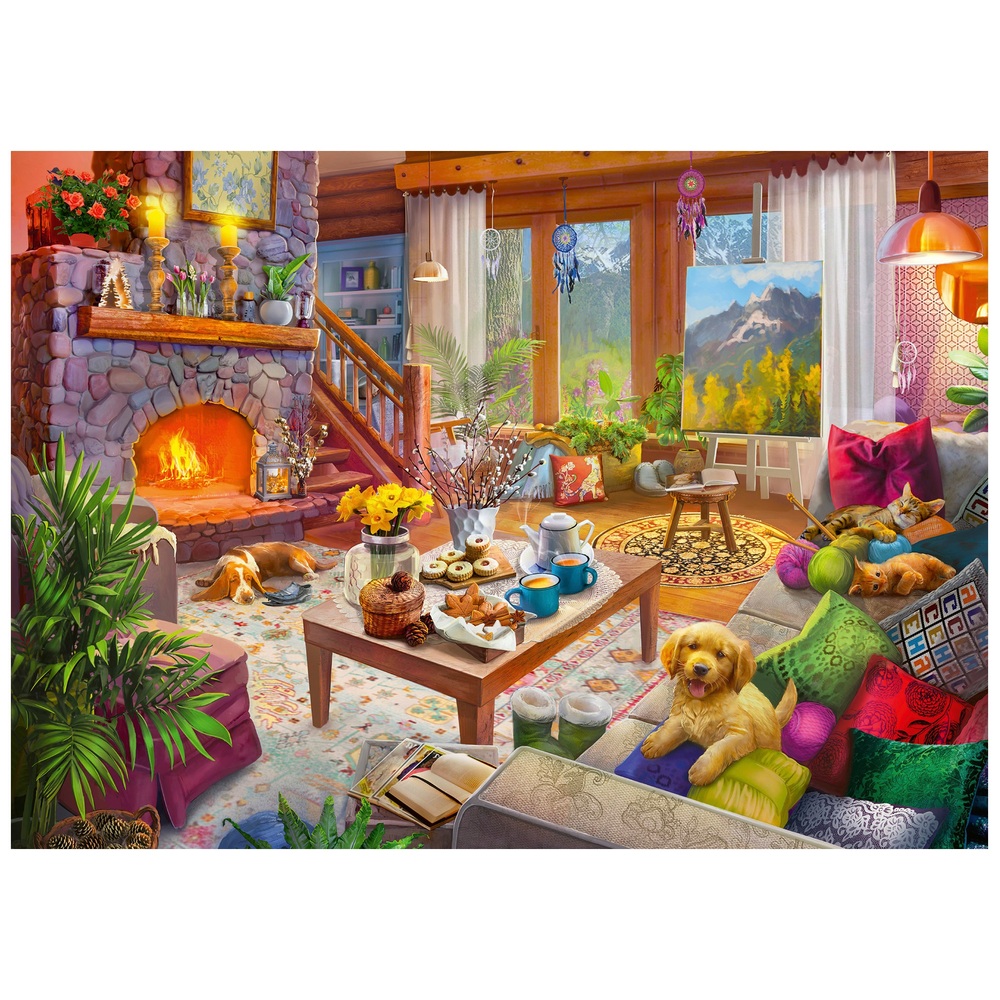 Ravensburger Cosy Cabin 1000 Piece Jigsaw Puzzle | Smyths Toys UK