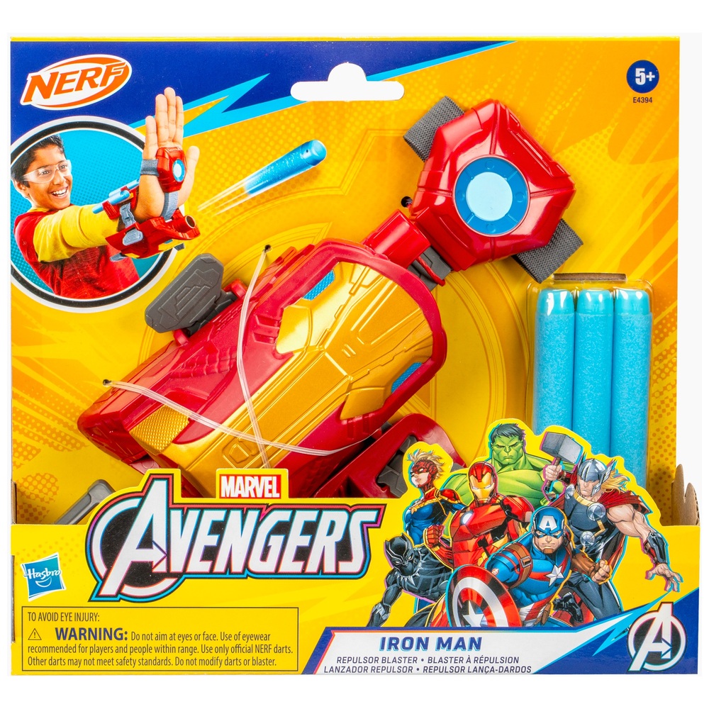 Marvel Avengers NERF Iron Man Repulsor-Blaster | Smyths Toys Deutschland