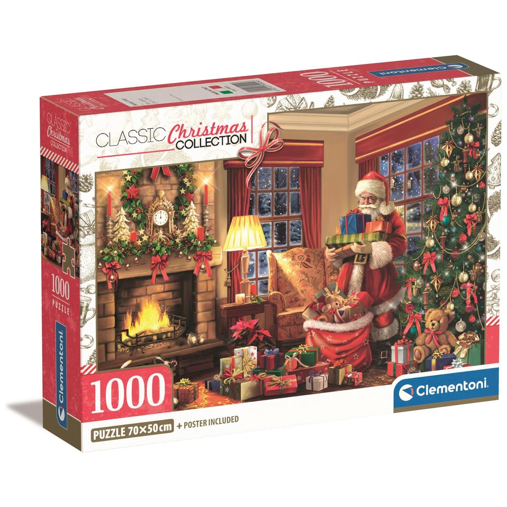 Clementoni Santa's Visit 1000 Piece Jigsaw Puzzle 