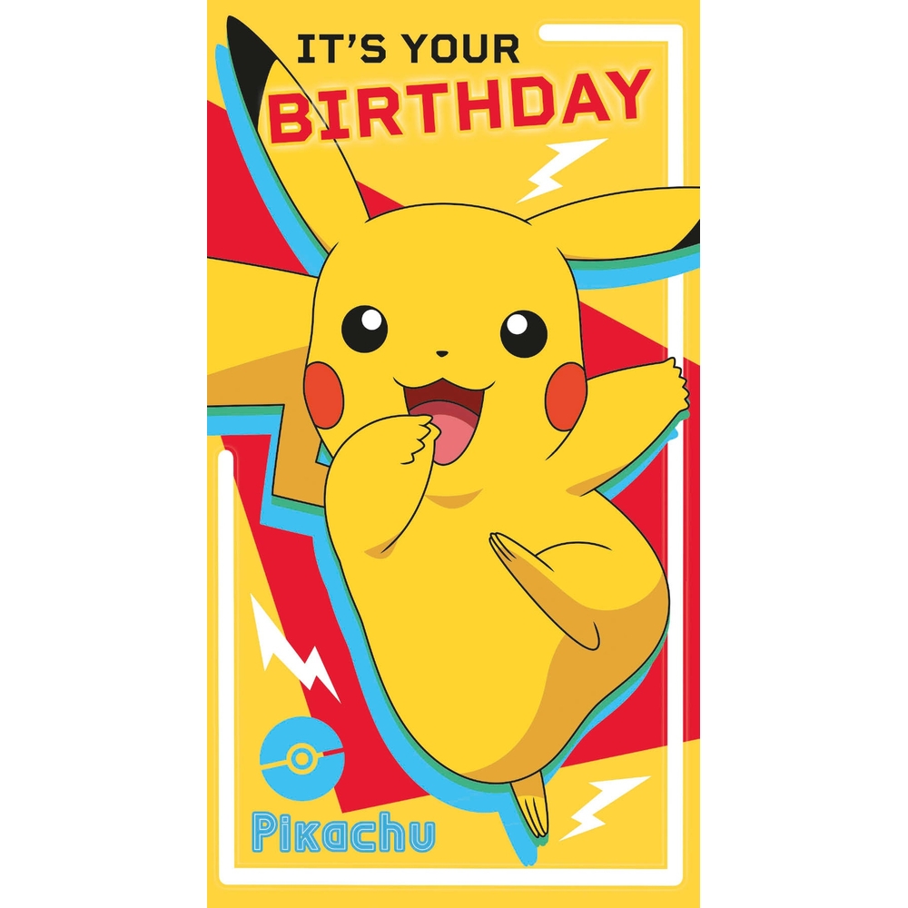 Pokémon Birthday Card Pikachu (No Age) | Smyths Toys Ireland