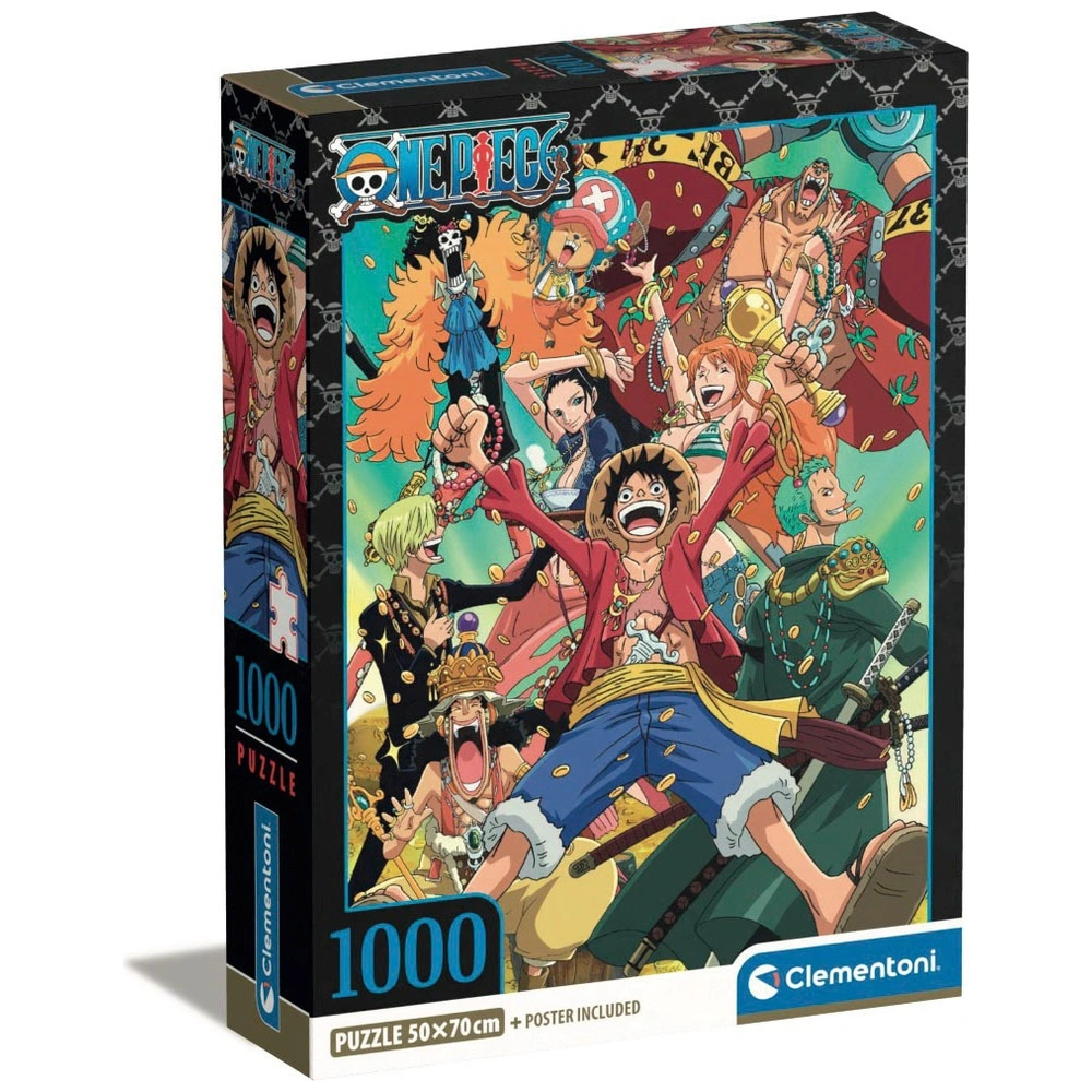 ジグソーパズル Hard-to-Find ONE PIECE Jigsaw Puzzle Clementoni One Piece Jigsaw Puzzle 1000 Pieces | Smyths Toys UK