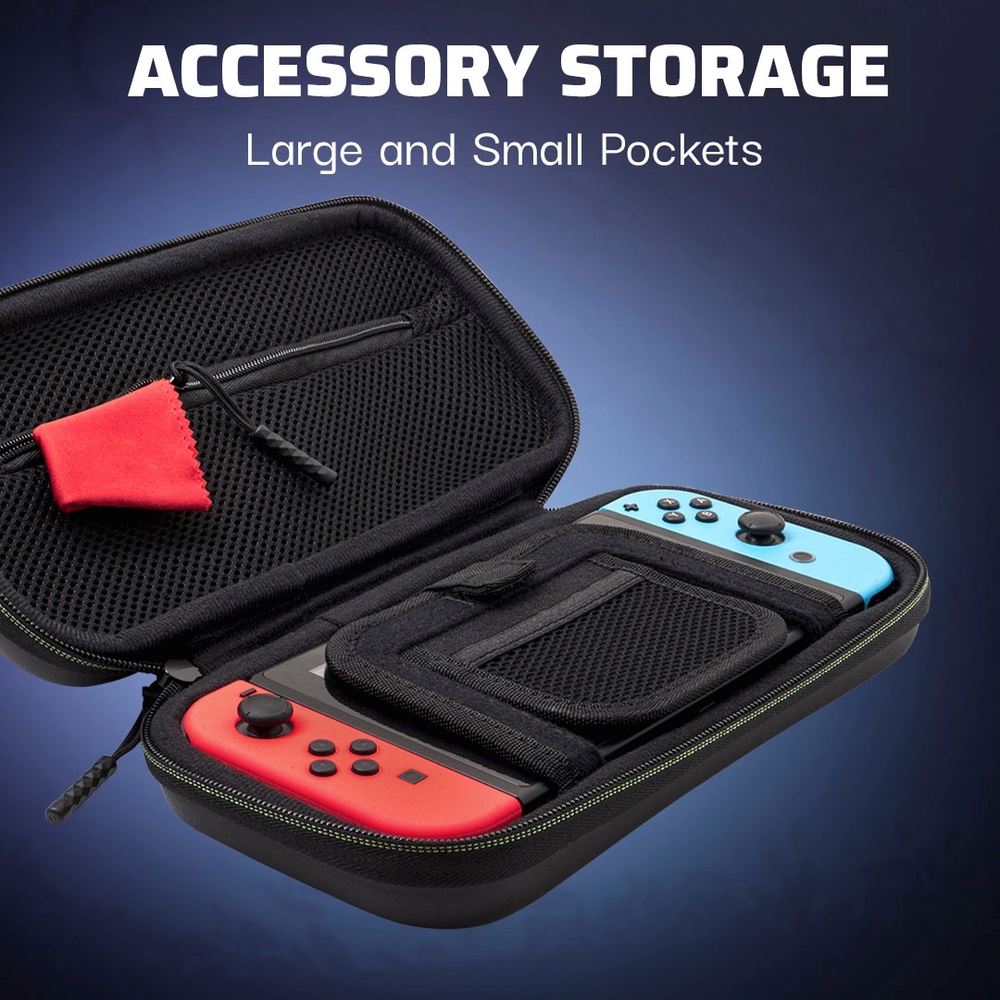 PDP Gaming Glow In The Dark Deluxe Travel Case for Nintendo Switch ...