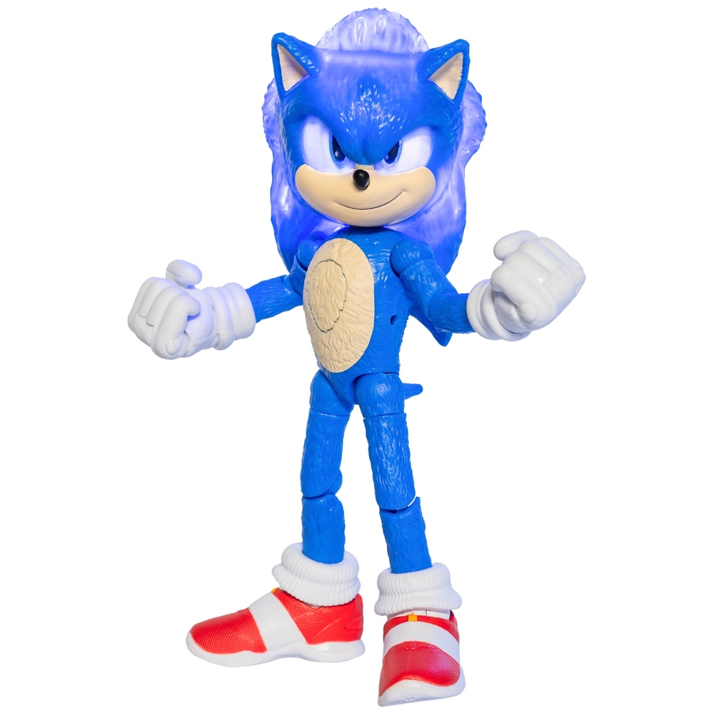 Sonic the Hedgehog 3 12cm Light-Up Sonic Figure | Smyths Toys Ireland