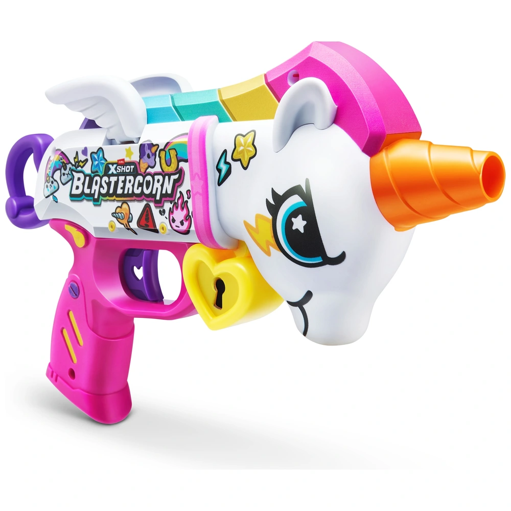 XSHOT by ZURU Blastercorn Blaster with 16 Darts | Smyths Toys UK