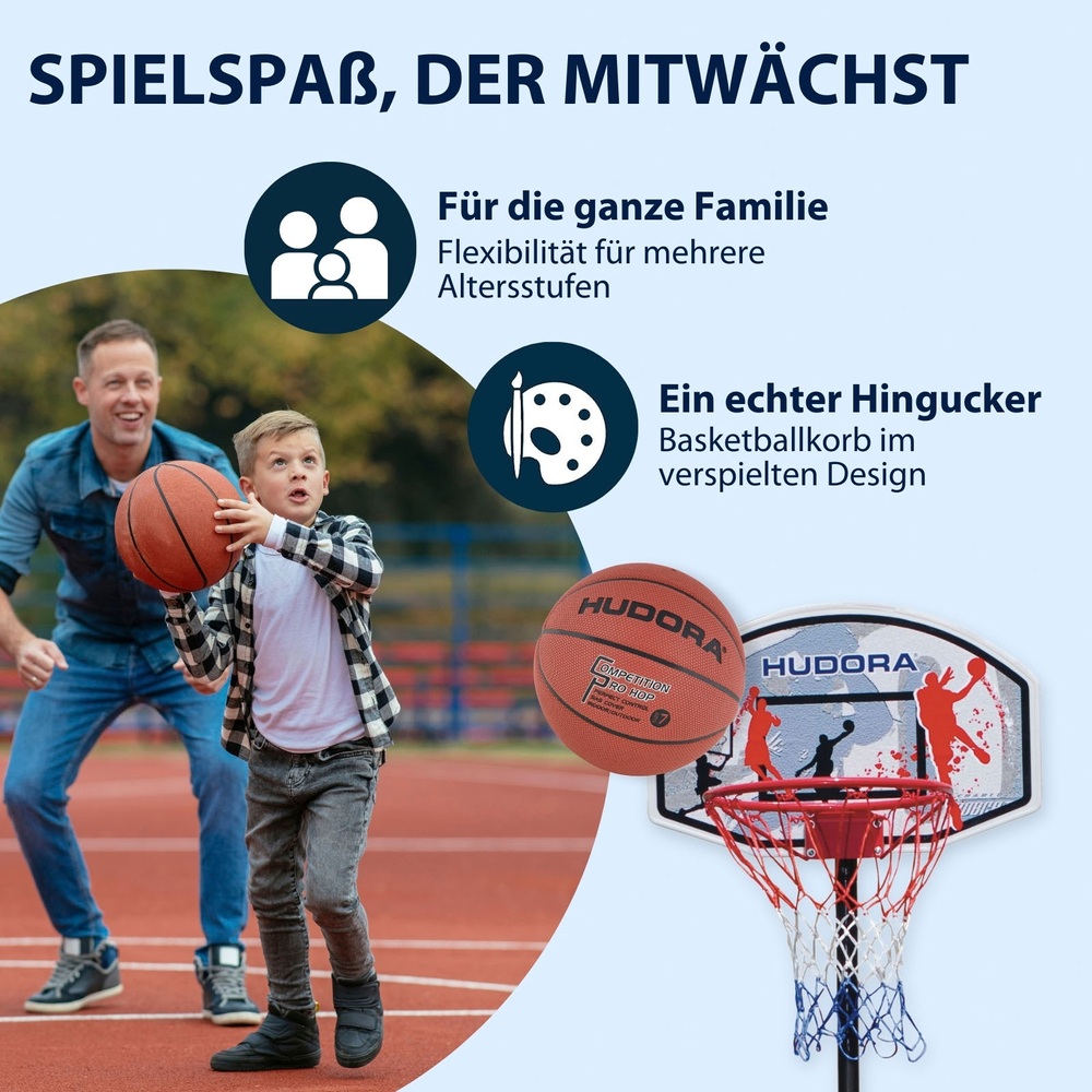Hudora Höhenverstellbarer Basketballständer All Stars Smyths Toys Österreich