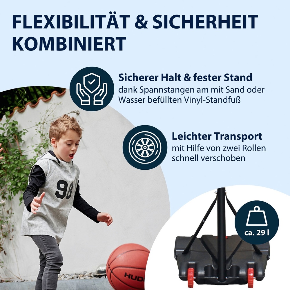 Hudora Höhenverstellbarer Basketballständer All Stars Smyths Toys Schweiz