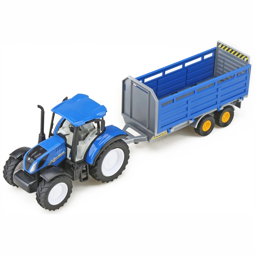 New Holland T5 Tractor with Trailer 1:32 Scale Smyths Toys Ireland