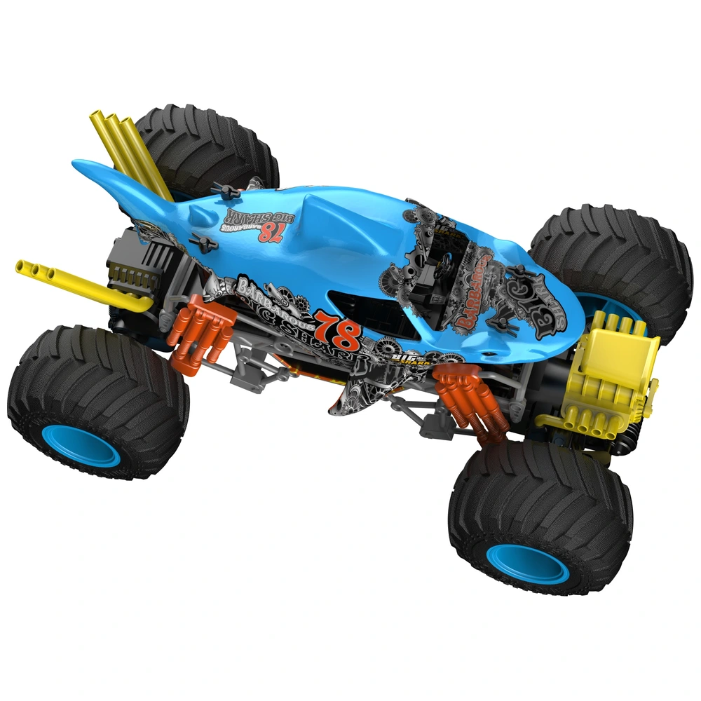 Shark Race Remote Control Monster Truck with Smoke 1:10 Scale