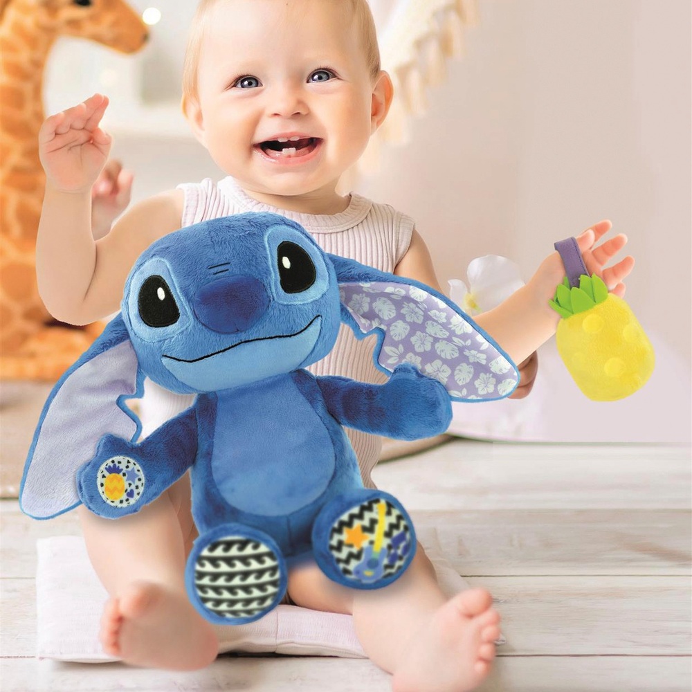 Disney Baby Stitch Calm & Play Musical Plush Toy | Smyths Toys UK